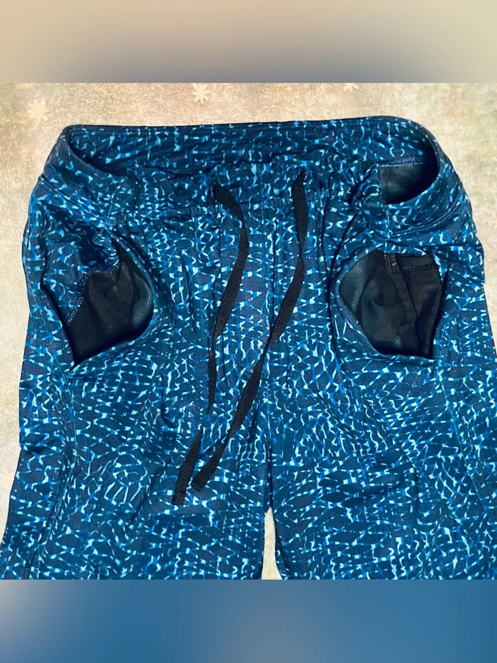 Lululemon Vintage Jet Pant Sz 6, Samba Snake Kayak Hero Blue Relaxed Fit Trouser